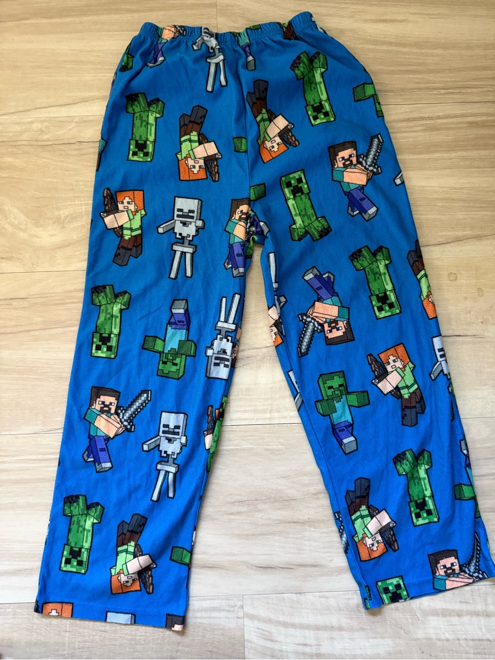 Minecraft Blue Kids Pajama Pants